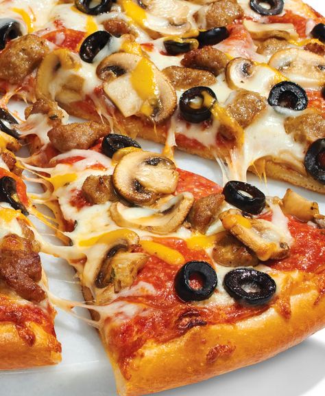 Cowboy | Papa Murphy's - Order Online Cowboy Pizza, Pizza Special, Creamy Garlic Sauce, Herb Cheese, Canadian Bacon, Mediterranean Chicken, Herb Chicken, Black Olives, Red Sauce