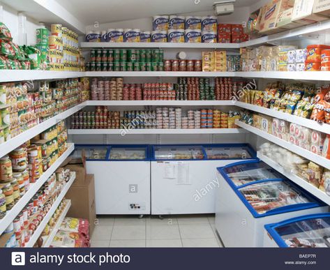 Download this stock image: Oriental Food Store Interior London UK TV000117 - BAEP7R from Alamy's library of millions of high resolution stock photos, illustrations and vectors. Mini Grocery Store Design Philippines, Mini Mart Ideas, Mini Store Ideas, Mini Mart Interior Design, Mini Market Design Interior, Mini Store Design Small Spaces, Mini Grocery Store Design Small Spaces, Small Supermarket Design Ideas, Mini Store Design