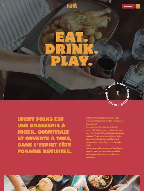 Pop Website Design, Brewery Website Design, Vegan Website Design, Website Product Page Design, Brewery Website, Playful Website Design, Bar Website Design, Website Branding Inspiration, Cv Website