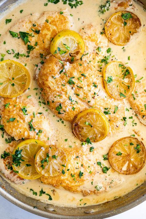 Creamy Chicken Francese - Simply Delicious Chicken Franchise Sauce, Chicken Francese Easy, Chicken Francaise Recipe Best, Chicken Friccasie, Chicken Francaise, Chicken Francaise Recipe Easy, Easy Chicken Francaise Recipe, Chicken French, French Chicken