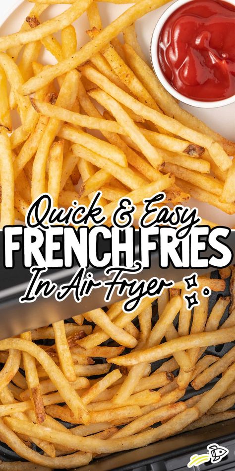 Enjoy crispy, crowd-pleasing fries without the mess of deep-frying with this quick and easy recipe for frozen French fries in the air fryer. T Fal Air Fryer Recipes, Air Fryer Frozen Fries, French Fries In Air Fryer, Fries In Air Fryer, Air Fry French Fries, Fries In The Air Fryer, Blended Coffee Recipes, Frozen Fries, Air Fryer Veggies