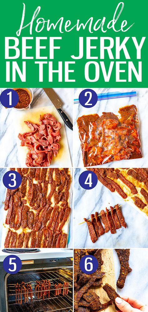 Homemade Beef Jerky Recipe Making Beef Jerky In The Oven, Diy Beef Jerky In Oven, Homemade Jerky In The Oven, Beef Jerkey Recipes Oven, Homemade Oven Jerky, Hamburger Jerky Recipe Oven, Oven Beef Jerky Recipe, Homemade Beef Jerky In The Oven, Jerky Recipes Oven