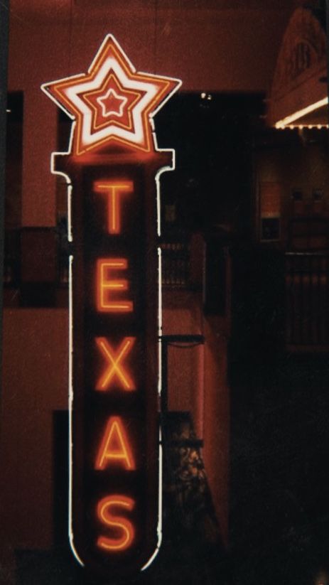 Texas 1970s, Texas Aesthetic Vintage, Line Dancing Aesthetic, Celina Texas, Texas Two Step, Texas Aesthetic, Neon Poster, Poster Project, Ipad Aesthetic