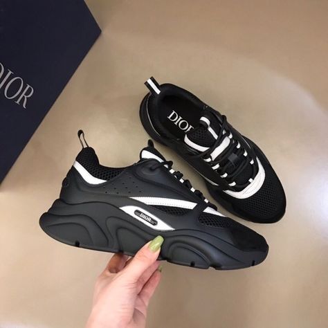 Dior B22 Sneaker Black Technical Mesh and Smooth Calfskin(READ FULL DESCRIPTION) Nike Tech Fleece Outfit Men, Luxury Sneakers Men, Dior B22, Black Outfit Men, Drip Outfit Men, Dior Sneakers, Crocodile Shoes, Mens Trendy Outfits, Swag Shoes