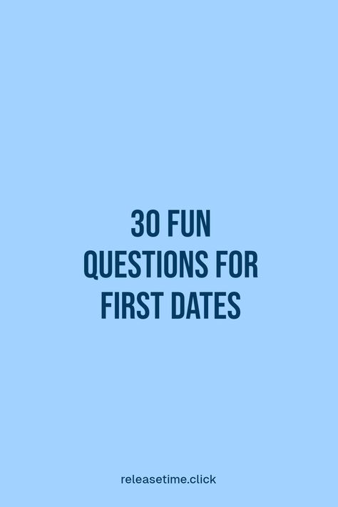 Make your first date unforgettable with these 30 thoughtful and fun questions! Perfect for breaking the ice, these engaging conversations will help both of you open up and connect on a deeper level. From interesting topics to surprising insights, asking the right questions can transform any ordinary date into a memorable experience. Use these ideas to spark enjoyment and laughter, and leave a lasting impression on your date without any awkward moments Important Questions To Ask Before Dating, 2nd Date Questions, Fun First Date Questions, Questions For Deeper Conversation, Questions To Ask New Friends, Questions To Ask On A First Date, First Date Conversation Topics, Thoughtful Questions To Ask, Date Conversation Topics