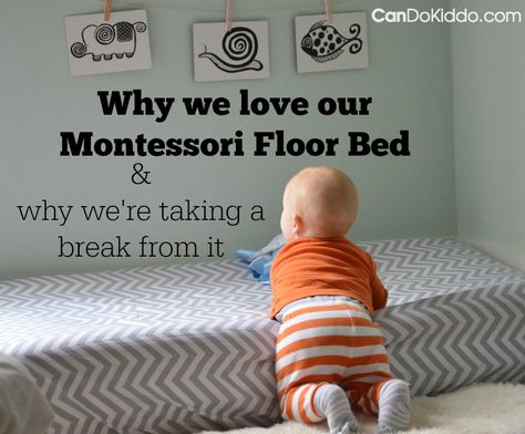 A Montessori Floor Bed and baby sleep problems. CanDo Kiddo Montessori Bedroom Baby, Baby Floor Bed, Montessori Newborn, Montessori Infant Room, Montessori Nursery, Montessori Floor Bed, Montessori Parenting, Newborn Bed, Montessori Bedroom