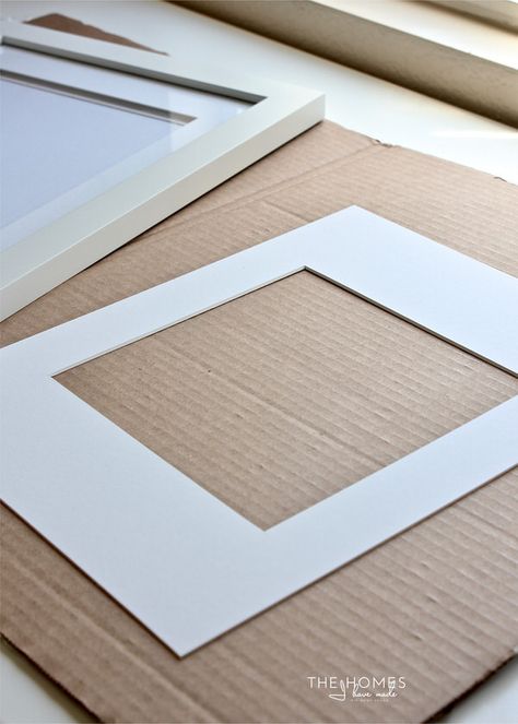 Do You Know This Budget Framing Trick? | The Homes I Have Made Frame Matting Diy, Making Picture Frames, Picture Frame Mat, Cheap Frames, Diy Photo Frames, Matting Pictures, Diy Picture Frames, Make Pictures, Diy Picture