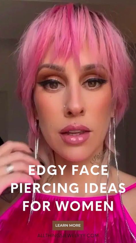 Celestial Orbital Piercing Concepts for Females #CelestialStyle #OrbitalOrnaments #GalacticGlam #SpaceAdornments #EtherealElegance Cheek Piercing Upper, Facial Piercing Ideas, Face Piercing Ideas, Cute Facial Piercings, Lower Lip Piercing, Piercing Ideas For Women, Double Nostril Piercing, High Nostril Piercing, Upper Lip Piercing