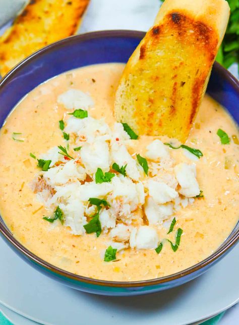 She-Crab Soup Recipe - Immaculate Bites Easy She Crab Soup, She Crab Soup Recipe Best, Crab Newburg Recipe, Conch Soup Recipe, She Crab Soup Recipe, Can Crab Meat Recipes, Crab And Corn Soup, Crab Soup Recipe, Crab Bisque Recipe