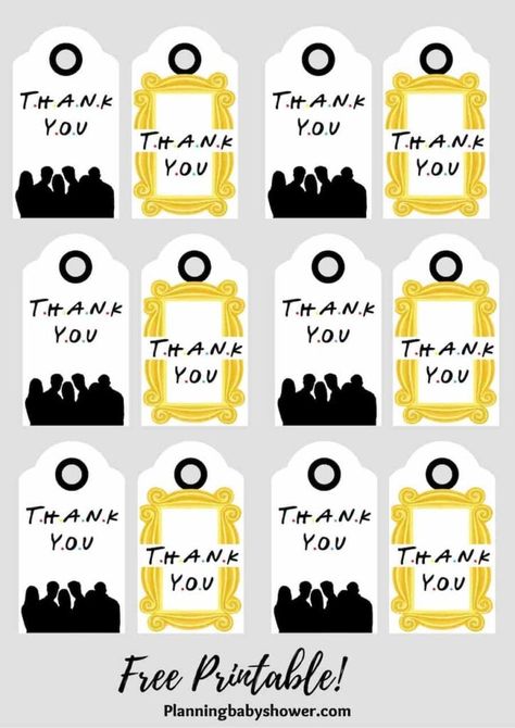 Staff Appreciation Friends Theme, Friends Tv Show Printables Free, Free Friends Printables, Friends Printables Free, Friends Themed Teacher Appreciation Week, Friends Teacher Appreciation Week, Friends Themed Baby Shower Ideas, Friends Baby Shower Ideas, Friends Party Theme Ideas