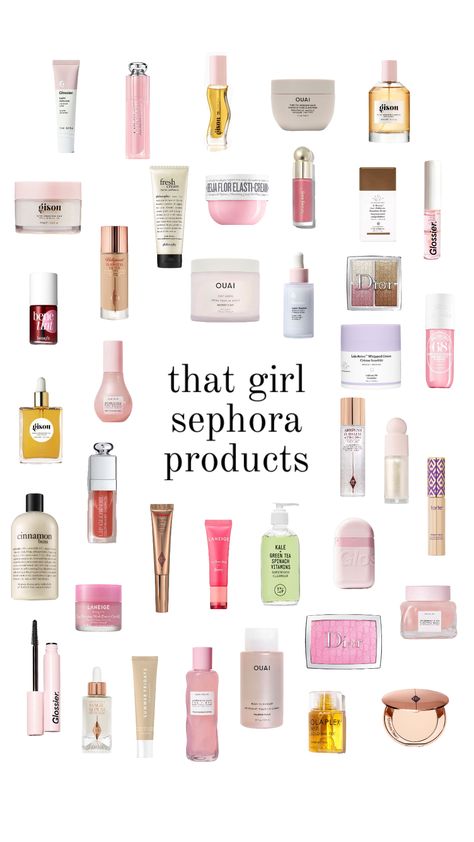 School Makeup Essentials, Sephora Products, Back To School Makeup, Preppy Makeup, Sephora Skin Care, Perfect Skin Care Routine, Vanilla Girl, School Makeup, Makeup Needs