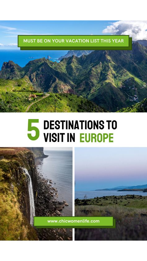 Top 5 destinations to visit this summer (Europe) Best European Cities To Visit In Summer, Vacation List, Summer Europe, Summer Destinations, European Vacation, Summer Weather, Europe Summer, Paradise On Earth, European Summer