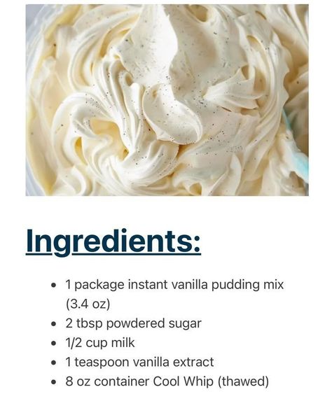 Pudding Icing, Cakes Frosting, Pudding Frosting, Cool Whip Frosting, Heavenly Angels, Icing Recipes, Cake Filling Recipes, Frosting Recipes Easy, Cake Frosting Recipe