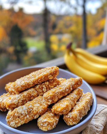 Banana & Pumpkin Chews for Dogs are healthy, homemade treats your pup will love. Easy recipe with natural ingredients. Try it today! Banana And Pumpkin Chews For Dogs, Banana Bread For Dogs, Dog Treats With Banana And Pumpkin, Butternut Squash Dog Treats, Diy Dog Chews, Dog Treats With Banana, Pumpkin Banana Dog Treats, Pumpkin Dog Treats Easy, Dog Treats Homemade Peanut Butter