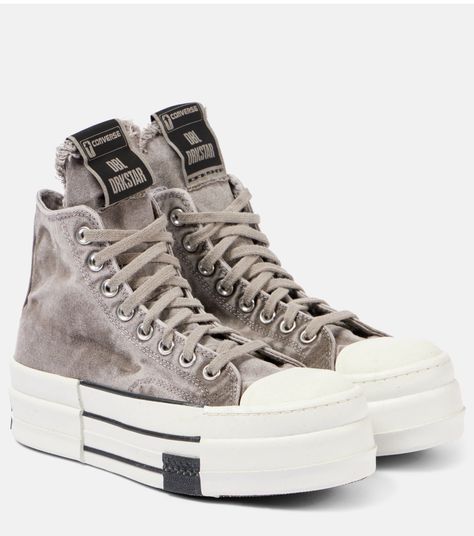 Converse Drkshdw, Rick Owens Shoes, High End Fashion, Rick Owens, Shoe Box, Shoe Shop, Luxury Branding, Designing Women, High Top Sneakers