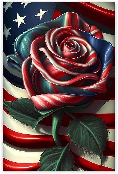 Amazon.com: Worihut 5D Diamond Painting kits for Adults, Flag Rose DIY Full Round Diamond Art with Accessories Tools,Wall Decor For Dining room, Kitchen, Restaurant 12x16 Inch : Arts, Crafts & Sewing Usa Constitution, Wall Decor For Dining Room, Flor Iphone Wallpaper, Decor For Dining Room, America Flag Wallpaper, Street Murals, 4th Of July Images, July Images, Cricut Business