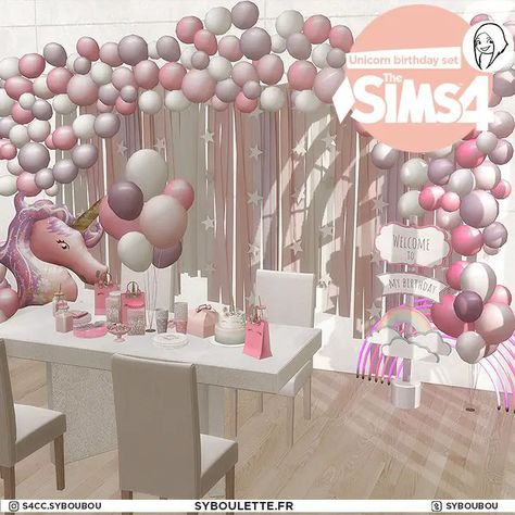 Sims 4 Birthday Decor, Sims4 Birthday Cc, Birthday Party Cc Sims 4, Sims 4 Cc Clothes Furniture, Birthday Cc Sims 4, Sims 4 Cc Birthday, Sims 4 Party Decor, Sims 4 Cc Birthday Party Decor, Sims 4 Birthday Party Cc