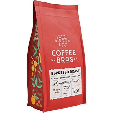 Best Coffee For Moka Pots (Make A HUGE Difference) - Home Grounds Best Espresso Beans, Coffee Bag Design, Tea Labels, Light Roast Coffee, Coffee Pack, Coffee Label, Colombian Coffee, Arabica Coffee Beans, Espresso Beans