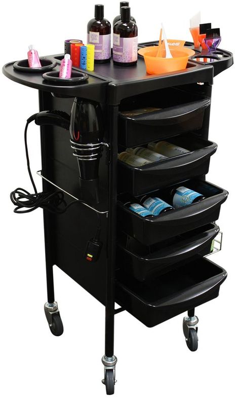 Product Organization, Salon Cart, Salon Interior Design Ideas, Nail Salon Interior Design, Beauty Salon Interior Design, Home Hair Salons, Home Beauty Salon, Nail Salon Interior, Salon Trolley