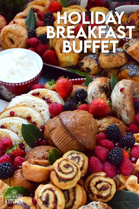 Gather together a bunch of breakfast items and assemble this super easy Holiday Breakfast Buffet! Your guests and family will love filling up on these morning favourites. Set the plates right in the middle of your table or kitchen counter and let everyone help themselves! #breakfast #charcuterie #holiday #christmas Breakfast Charcuterie, Christmas Jam, Brunch Buffet, Gather Together, Holiday Breakfast, Christmas Brunch, Christmas Breakfast, Breakfast Items, Budget Friendly Recipes