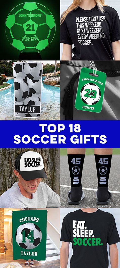 Team Swag Bag Ideas, Personalized Soccer Gifts, Soccer Swag Bag Ideas, Soccer Coach Gifts End Of Season, Soccer End Of Season Gift Players, Soccer Gifts For Boys, Soccer Goodie Bag Ideas Team Gifts, Soccer Team Gifts End Of Season, Soccer Banquet Gifts