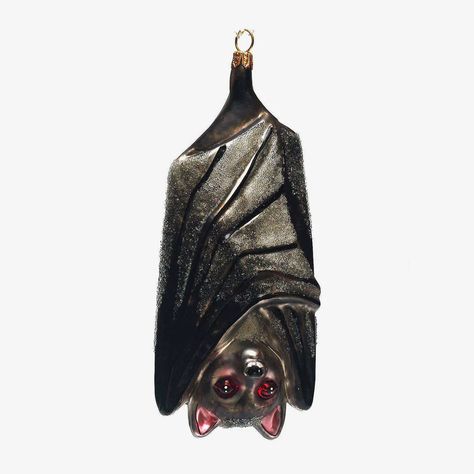 Holiday — Page 2 — John Derian Company Inc Weird Christmas Ornaments, Merry Gothmas, Weird Ornaments, Hanging Bat, Fruit Bat, John Derian, Christmas Planning, Xmas Diy, Very Hungry