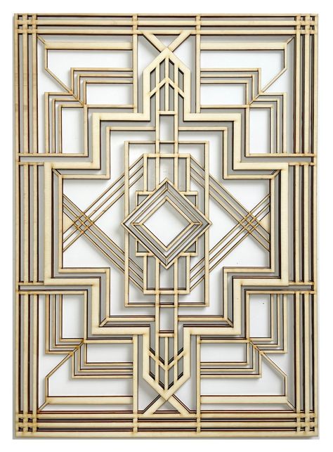 EMPIRE Multi Layered Wooden Inlay Only Panel for Furniture. Self Adhesive Panel. Wooden Stencil W157 - Etsy Art Deco Panelling, Wooden Inlay, Art Deco Bar, Art Deco Inspiration, Gilding Wax, Deco Bathroom, Welcome To My House, Deco Bedroom, Wall Panelling