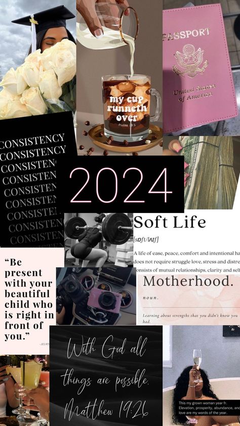 My 2024 Vision Board as a mom wanting better. Mommy And Me Vision Board, Girl Mom Vision Board, Being A Good Mom Vision Board, Stay At Home Mom Vision Board, Vision Board For Family, Mommy Vision Board, New Mom Vision Board, Better Mom Vision Board, Vision Board For Moms