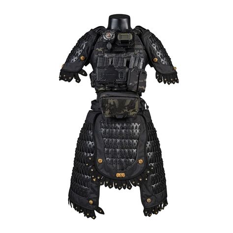 Knight Samurai, Pauldron Armor, Armor Skirt, Tactical Armor, Armor Clothing, Tactical Gear Loadout, Tactical Equipment, Samurai Armor, Shoulder Armor