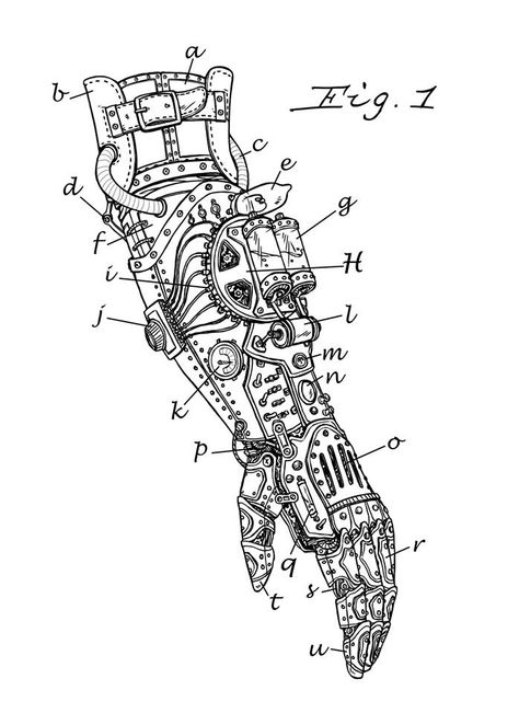 steampunk armor Steampunk Arm, Steampunk Armor, Lady Mechanika, Steampunk Robot, Homestuck Characters, Steampunk Tendencies, Mechanical Arm, Arm Art, Graphics Fairy