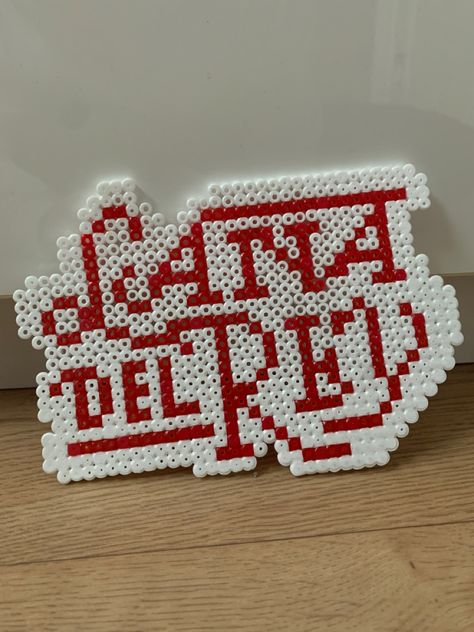 Iron on beads idea, logo from artist called Lana del rey Lana Del Rey Perler Beads, Lana Del Rey Crafts, Lana Del Rey Logo, Iron Beads Ideas, Chistmas Gifts, Melty Bead Designs, Idea Logo, Lana Del Rey Art, Perler Ideas