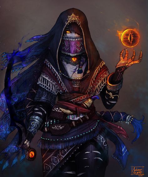 Evil Warlock Dnd, Void Genasi, Dnd Masked Character, 4 Armed Character Design, Djinn Art, Void Magic, Evil Warlock, Dnd Warlock, Warlock Dnd