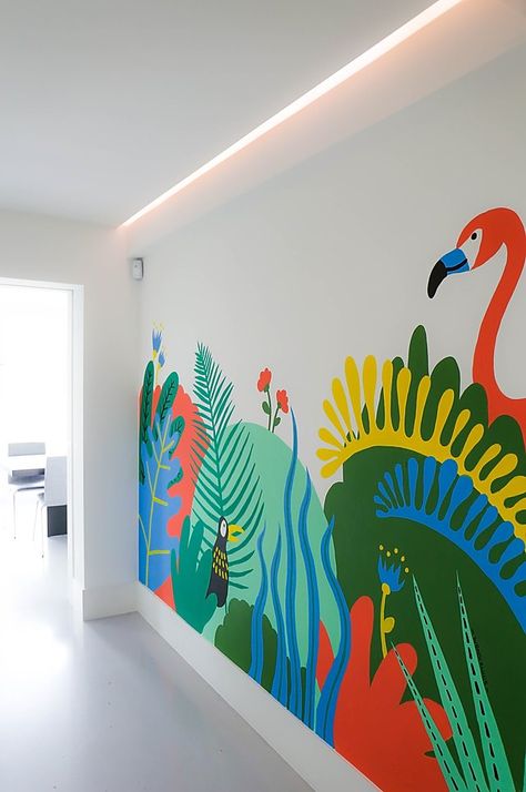 MURALS | wonderwalls Seni Mural, Wall Murals Diy, Diy Wall Painting, School Murals, Murals For Kids, Bedroom Murals, Wall Painting Decor, 강아지 그림, Murals Street Art