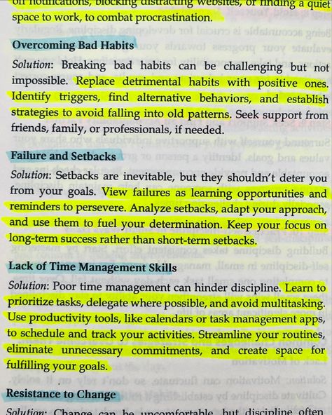 📍Self- discipline+ consistency+ breaking the barriers= unlock the door to your own success. ✨The book ‘No. 1 Rule to success is discipline’ will help you develop discipline in 10 small steps and cultivate a positive and growth mindset. The book will teach you empower yourself to make better decisions, have self control, develop resilience and unlock your true potential. ✨The book will help you how to maintain consistency by breaking your big goals into small and achievable tasks and stay m... Books About Discipline, Self Discipline Books, How To Have Self Control, How To Have Discipline, Motive Quotes, God Mode, Best Self Help Books, Break Bad Habits, Books For Self Improvement