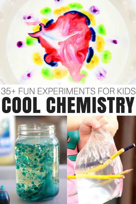 35+ Chemistry Experiments for Kids | Little Bins for Little Hands Chemistry Activities For Kids, Kid Diy Crafts, Science Experiments For Middle School, Physics Activities, Chemistry Experiments For Kids, Fun Experiments For Kids, Chemistry Activities, Chemistry For Kids, Fun Experiments