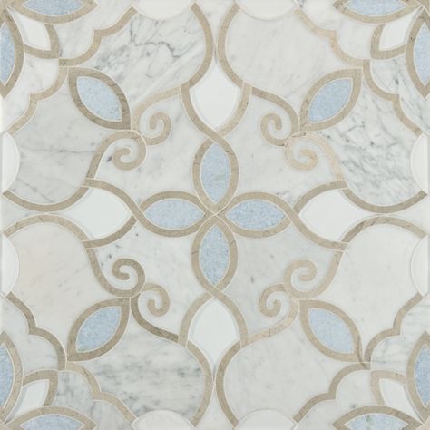 Artistic tile Granada Bianco - http://artistictile.com/itemdetails.aspx?Pid=1064&Cid=25&Mname=Granada%20Bianco Marble Tile Bathroom, Sunroom Addition, Billion Dollars, Artistic Tile, Tile Showroom, Glass Installation, Kunst Inspiration, Tile Inspiration, Mosaic Stone