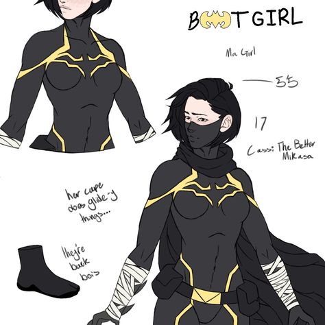 Superhero Costumes Female, Superhero Suits, Teen Titans Fanart, Cassandra Cain, Fate Servants, Super Hero Outfits, A Potato, Superhero Characters, Dc Comics Characters