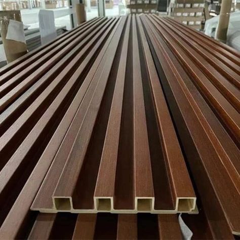 Fluted Pvc Wall Panel, Fluted Wall Panel, Fluted Wall, Modern Wall Paneling, Pvc Wall Panels, Wooden Wall Panels, Wood Plastic Composite, Popular Decor, Decorative Wall Panels