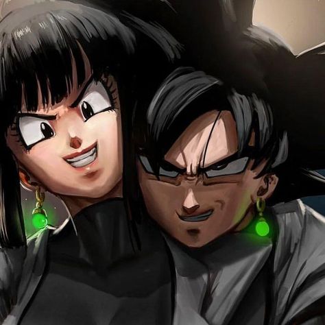 Luís Silva on Instagram: "Goku black & Chi-chi black⬛️ By @elite_nappa" Goku Black Cosplay, Chichi Black, Dark Knight Wallpaper, Goku Cosplay, Female Goku, Evil Goku, Goku Manga, Egirl Style, Goku And Chichi