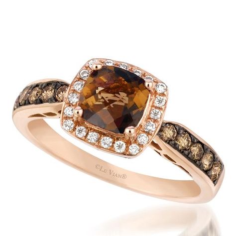 The only designer to feature chocolate diamonds, Le Vian Chocolatiers have historically produced some of the most unique and grandiose jewelry in 14kt and 18kt gold. Description from bengarelick.com. I searched for this on bing.com/images Levian Chocolate Diamonds, Chocolate Diamond Ring, Levian Jewelry, Smoky Quartz Ring, Diamond Heart Ring, Diamond Birthstone, Chocolate Diamonds, Le Vian, Jewelry Rings Diamond