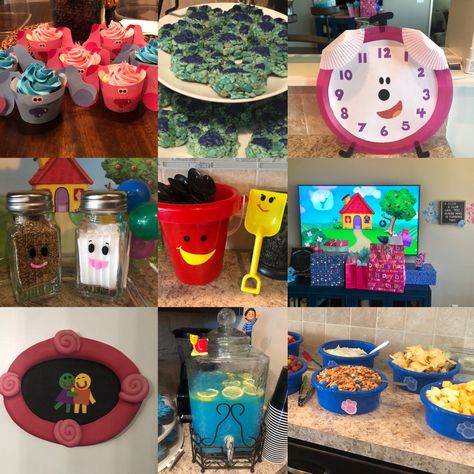 Blues Clues Themed Food, Blues Clues Snack Ideas, Blue Clues Birthday Party Ideas Food, Blues Clues Dessert Table, Blues Clues Party Decorations, Blues Clues 3rd Birthday Party, Blues Clues Birthday Party Food, Blues Clues Party Food, Diy Blues Clues Party