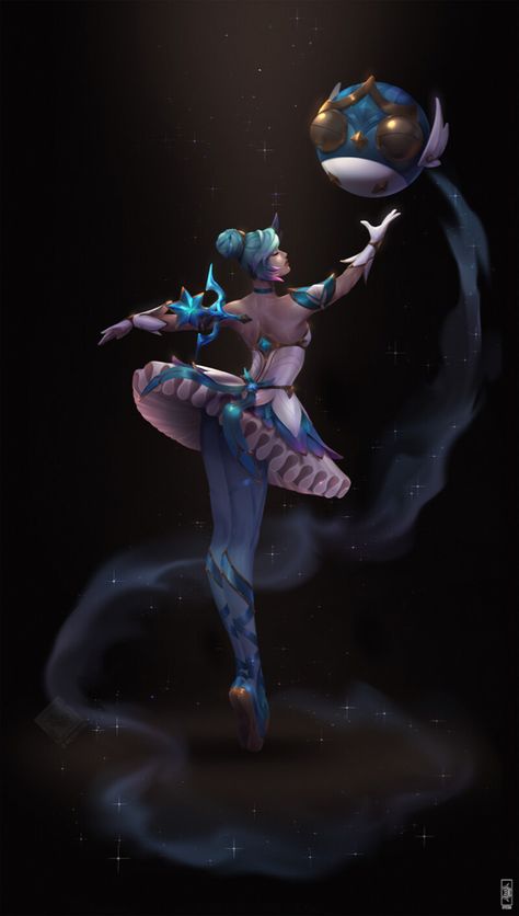 League Of Legends Orianna, Orianna League Of Legends, Anime Ballerina, Ballerina En Pointe, Ballerina Illustration, Legend Drawing, Wild Rift, Outfit Anime, Ballet Performance