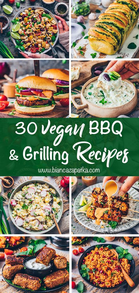 Grill Recipes Vegetarian, Vegan Bbq Recipes Sides, Vegetarian Cookout Food, Vegetarian Barbecue Ideas, Veg Bbq Ideas, Vegan Bbq Dishes, Plant Based Bbq Recipes, Veg Barbeque Recipes, Vegan Bbq Recipes Grill