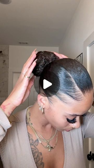 naturallymelaninn on February 1, 2024: "Slick bun 🤩 . . Follow @naturallymelaninn for more!👑🔥 🌻 . . . 🎥: @_lalaronay . . #naturalhair #coilyhair #melanin #ponytail #natural #naturallymelaninn #naturalhairdaily #blackgirls #braids #blackgirlrocks #naturalhairspots #hairspray #hairproducts #healthynaturalhair #healthyhair #haircare #kinkyhair #curlyhair #healthycurls #naturalhairtips #teamnatural #slickbun #lovecurls #blackhistorymonth #hairgel #blackwomen #explorepage ** I do not own c Natural Braid Ponytail, Hair Styles In A Ponytail, Natural Curl Ponytail, High Fishtail Ponytail, Easy Ponytail Hairstyles For Black Women Natural Hair Straight, Natural Hair Top Knot Bun, Natural Hair Ponytail Styles Low Buns, Braided Ponytail Hairstyles Natural Hair, Ponytail Bob Hairstyles For Black Women