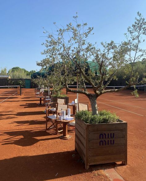 Miu Miu Tennis Club, Pickleball Court Aesthetic, Tennis Court Party, Tennis Club Aesthetic, Tennis Country Club, Tennis Court Design, Tennis Aesthetic, Tennis Party, Tennis Event