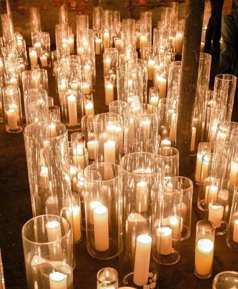 Candlessssss Candle Light Room, Candlelit Wedding, Candle Lit Wedding, Dark Wedding, Event Production, Brand Communication, Candle Aesthetic, Light My Fire, Candle Centerpieces