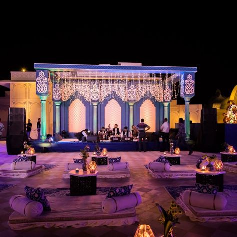 Ghazal Night Decoration, Qawali Night Aesthetic, Qawwali Night Decor, Sufi Decor Wedding, Sufi Night Decor Outdoor Weddings, Qawali Decor, Qawali Aesthetic, Qawwali Aesthetic, Qawali Night Decor