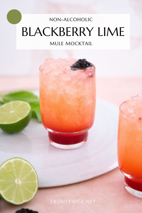 Mocktail Cocktail Recipes, Mocktails Non Alcoholic With Herbs, Easy Spring Mocktail Recipes, Popular Mock Tails, Refreshing Mocktail Recipe, Non Alcoholic Mule, Mocktail Mule Recipe, Mock Tails For A Crowd, Spindrift Mock Tails