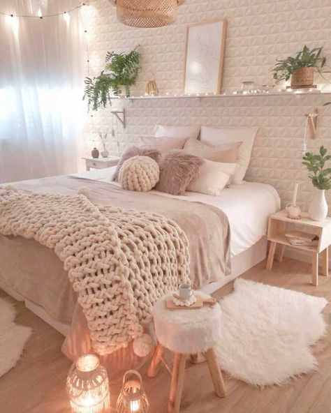 Dream Bedroom Inspiration, Luxury Room Bedroom, Dekorasi Kamar Tidur, Preppy Room Decor, Preppy Room, Redecorate Bedroom, Cozy Room Decor, Hus Inspiration, Teen Bedroom Decor