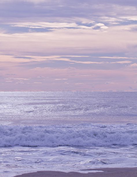 Purple Beach, Violet Aesthetic, Purple Vibe, Lavender Aesthetic, Aesthetic Colors, Pastel Purple, Purple Lilac, Ocean City, Sunset Beach